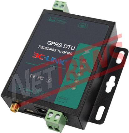Modem portów szeregowych 1x RS-232/485 na GSM GPRS Serwery interfejsów portów szeregowych RS-485 RS-422 RS-232 Modbus na GSM GPRS
