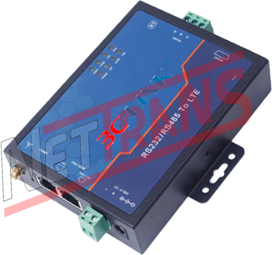 Modem portów szeregowych 1x RS-232/485 2x LAN/WAN 10/100Base-TX na GSM LTE GPRS Serwery interfejsów portów szeregowych RS-485 RS-422 RS-232 LAN/WAN na GSM LTE GPRS